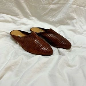 Nicole Leather mules